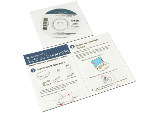 Impresora Monocromática de Inyección Epson WorkForce K101, resolución hasta 1440 x 720 dpi, max 37ppm.