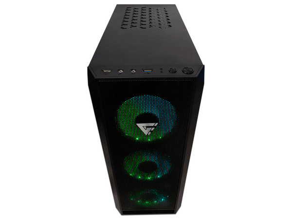 PC Gamer GAME FACTOR CSG502 TR-3:
Procesador AMD Ryzen 7 5700G (hasta 4.60 GHz),
Memoria de 16GB DDR4,
SSD de 480GB,
Video Radeon Graphics,
S.O. Windows 10 Pro (Versión de prueba) (Reparado)