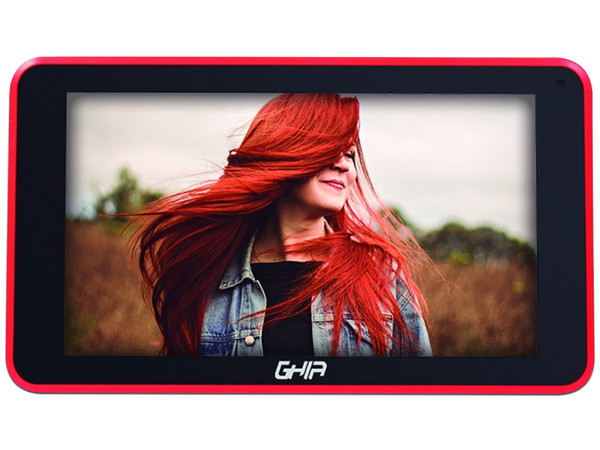 Tablet GHIA A7:
Procesador A133 Quad Core (hasta 1.5 GHz),
Memoria RAM de 1GB, Almacenamiento de 16GB,
Pantalla LED Multi Touch de 7