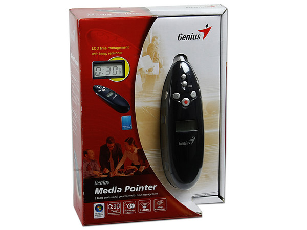 Presentador Inalámbrico Genius Media Pointer 2.4GHz con puntero