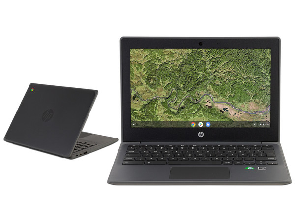 Laptop HP Chromebook 11A G8 EE:
Procesador AMD A4 9120C (hasta 2.40 GHz),
Memoria de 4GB DDR4,
Almacenamiento eMMC de 32GB,
Pantalla de 11.6