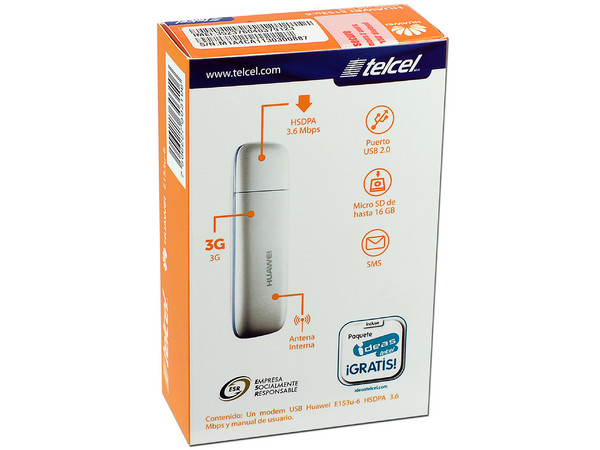 Banda Ancha Móvil 3G HUAWEI E153U-6, USB