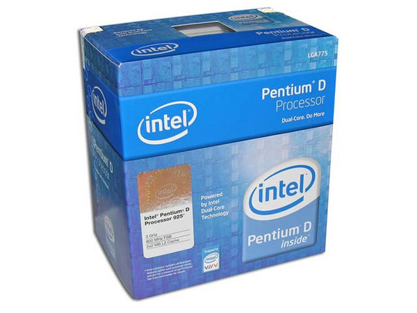 Procesador Intel Pentium D 925 a 3.0 GHz, Socket LGA 775, BUS de 800MHz, 2 x 2MB L2 Cache, Dual Core, EM64T