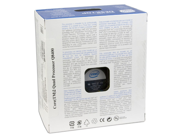 Procesador Intel Core 2 Quad Q8400 a 2.66 GHz, Socket LGA 775, BUS de 1333MHz, 4MB L2 Cache, Quad-Core, 45nm