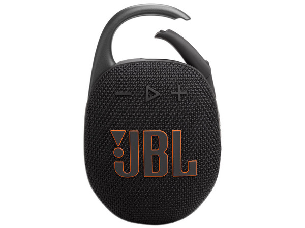 Bocina JBL Clip 5, Bluetooth, Ultra Portable, Color Negro y Naranja. (Caja abierta)