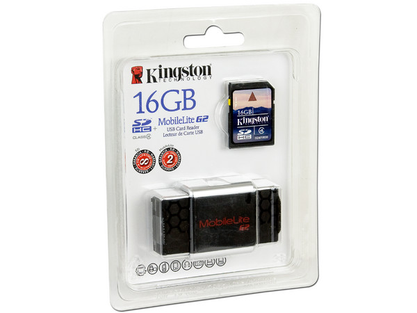 Lector de tarjetas MicroSD/SDHC/M2, USB 2.0. Incluye Memoria SDHC de 16GB