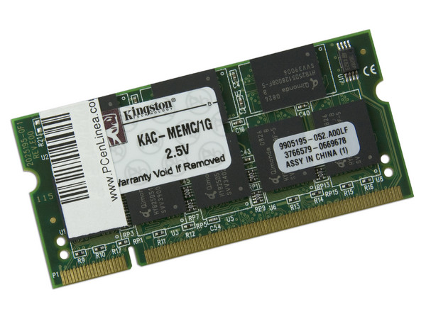 Memoria Kingston de 1GB, Modelo: KAC-MEMC/1G