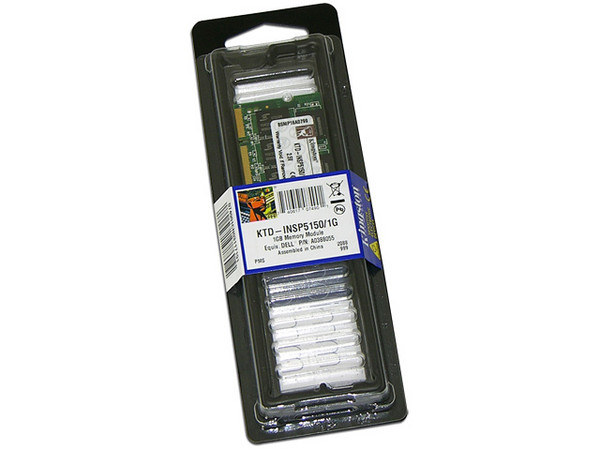 Memoria Kingston de 1GB, Modelo: KTD-INSP5150/1G