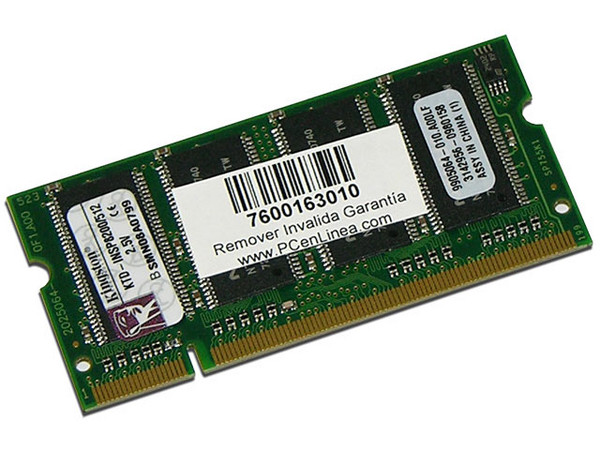 Memoria Kingston de 512MB, Modelo: KTD-INSP5150/512