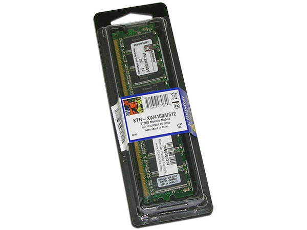 Memoria Kingston de 512MB Modelo: KTH-XW4100A/512