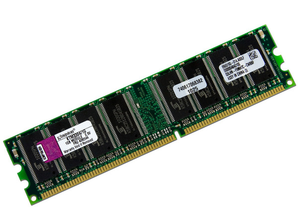 Memoria Kingston de 1GB, Modelo: KTM3304/1G