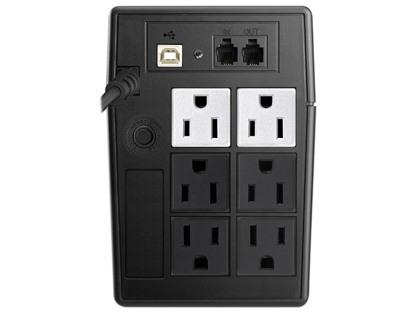 No-Break Koblenz 7016 USB/R,700 VA / 360 W, 6 contactos. (Caja abierta)