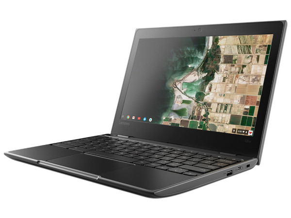 Chromebook Lenovo 100e:
Procesador AMD A4 9120C (Hasta 2.40 GHz),
Memoria de 4GB DDR4,
Almacenamiento de 32GB,
Pantalla de 11.6