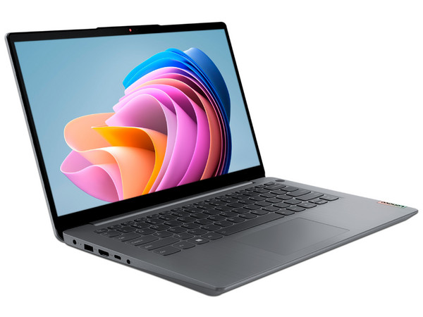 Laptop Lenovo IdeaPad 1:
Procesador Intel Pentium Silver N5030 (hasta 3.1 GHz),
Memoria de 4GB, 
Almacenamiento eMMC de 128GB,
Pantalla de 14