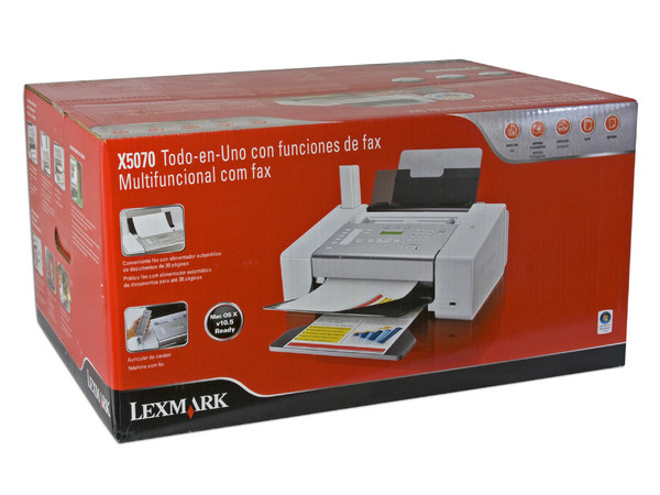 Multifuncional Lexmark X5070, Impresora, Copiadora, Escáner y Fax.