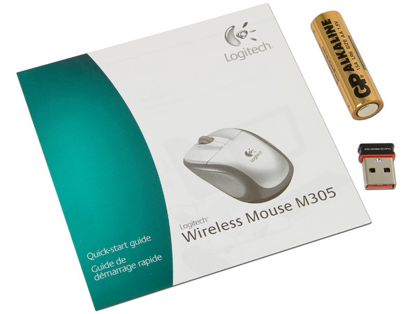 Mini Mouse Logitech M305 Óptico Inalámbrico para Laptop, USB.