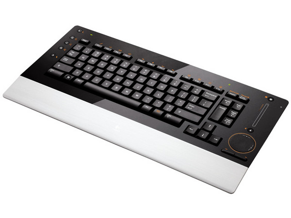 Teclado Logitech diNovo Edge Inalámbrico Bluetooth 2.0, Recargable y Ultraplano. (versión en inglés)