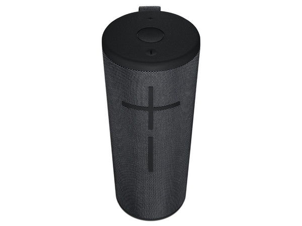 Bocina portátil Logitech Megaboom 3, Audio envolvente 360 grados, USB, Bluetooth, IP67. Color Negro. (Caja abierta)