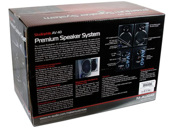 Bocinas M-AUDIO Studiophile AV 40