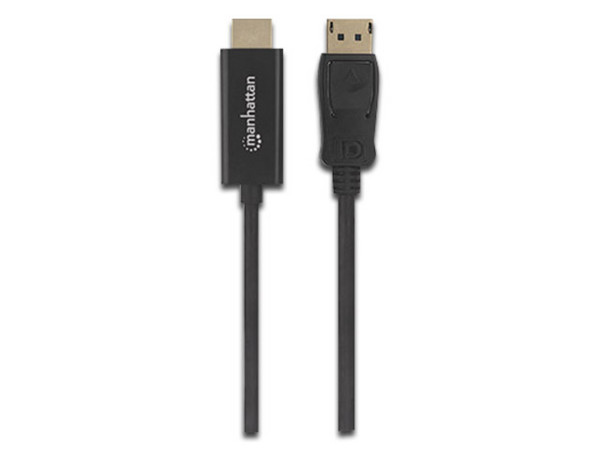 Cable de Video Manhattan, de DisplayPort (M) a HDMI (M), longitud 1m. (Caja abierta)