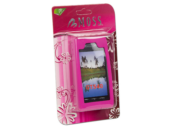 Funda de Silicón Moss para LG GT540. Color Rosa