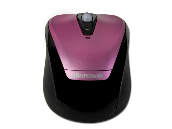 Mouse Microsoft 3000 Óptico Inalámbrico para Laptop, USB. Color Rosa