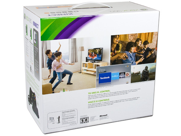 Nueva Xbox 360 con 4 GB, Wi-Fi integrado y Kinect. Color Negra   