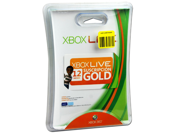 Xbox Live Suscripción Gold 12 meses