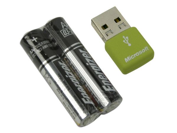 Mouse Microsoft Arc láser Inalámbrico USB, diseño cómodo y plegable. Color Verde