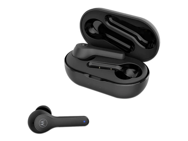 Audífonos Inalámbricos Moto Buds 085 con Estuche de Carga, Bluetooth. Color Negro (Caja abierta)