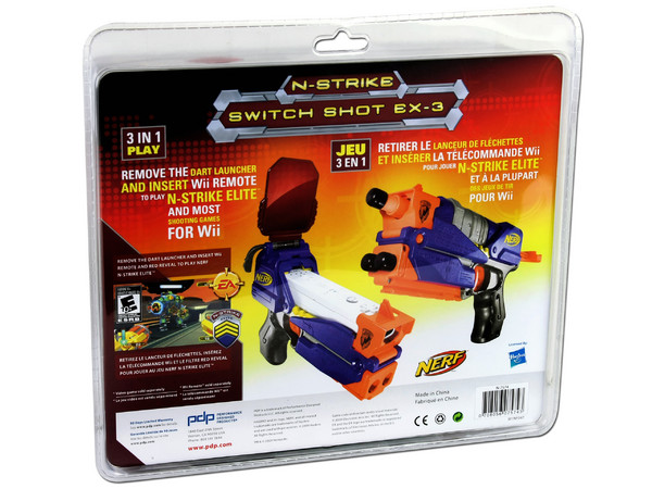 NERF N-Strike Switch Shot EX-3 Accesorio para Wii Remote 