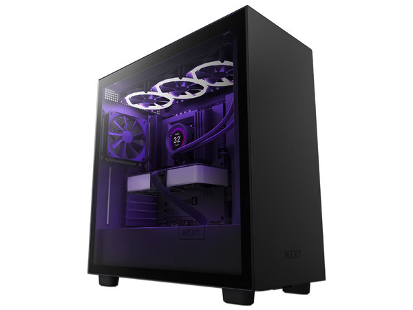 Gabinete Gamer NZXT H7, Mid-Tower, ATX, (sin fuente de poder). Color Negro. (Caja abierta)