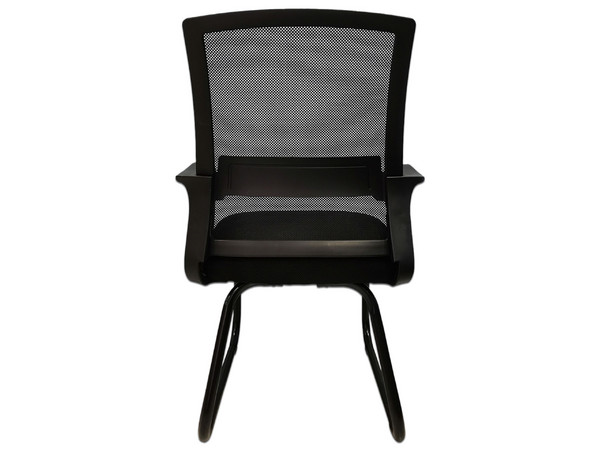 Silla para oficina de Visita Nextep NE-652N con Descansabrazos, Color Negro. (Caja abierta)