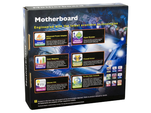T. Madre GOAL3+, Chipset SiS 761GX,
Soporta: Athlon 64 (K8) / Sempron, Socket 754,
Memoria: DDR333 266/200MHz, 2GB Max,
Integrado: Audio, Red,
Diseño: Micro ATX, Ptos:1xPCEX16, 1xPCI, 1x CNR
