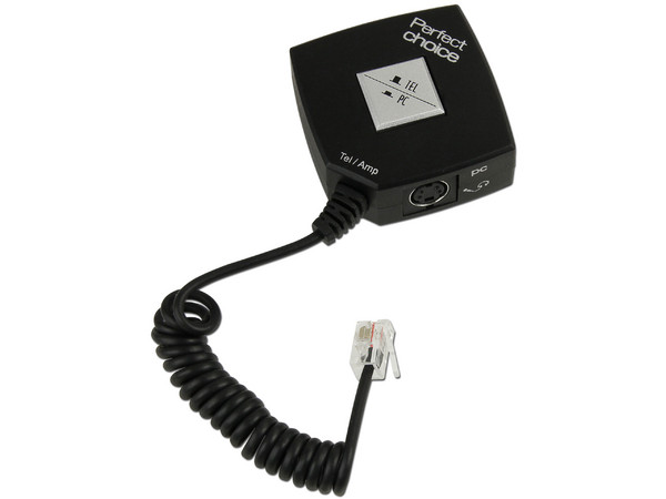 Concentrador de Audio Perfect Choice para telefonía y computadora