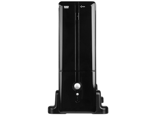 Gabinete Pixxo Slim CM-9G8AROEX con fuente de 450W, Micro ATX. Color Negro 
