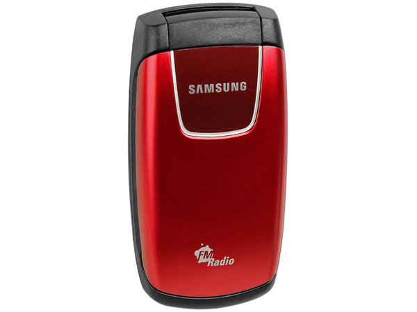 Celular Samsung C276L Tipo Folder con pantalla a color, radio FM. Color Rojo. Región 4