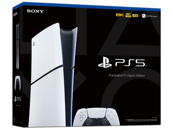 Consola PlayStation 5 Slim Edición Digital, SSD NVMe PCIe 4.0 de 1TB, 120FPS, HDR, 4K, Color Blanco. (Caja abierta)