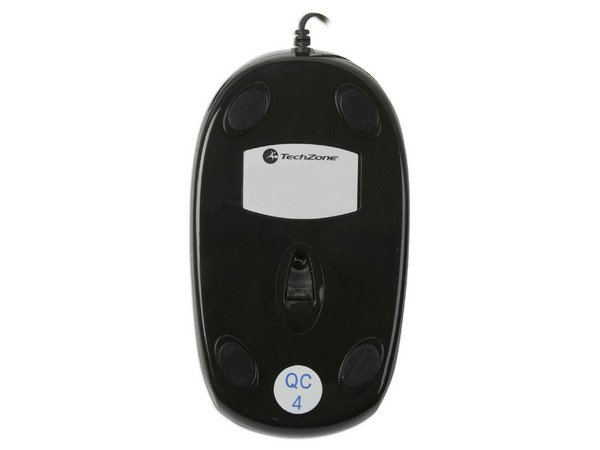 Mini Mouse TechZone I-touch Óptico, retráctil USB. Color Rojo