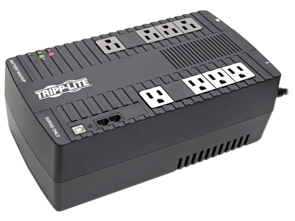Batería de Respaldo Tripp Lite AVR700U ultracompacto interactivo, 700VA (350Watts) con 8 contactos. (Caja abierta)