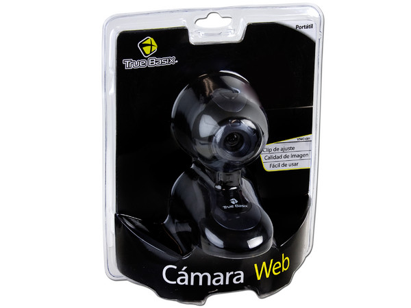 Cámara Web TrueBasix, resolución de 640x480, USB
