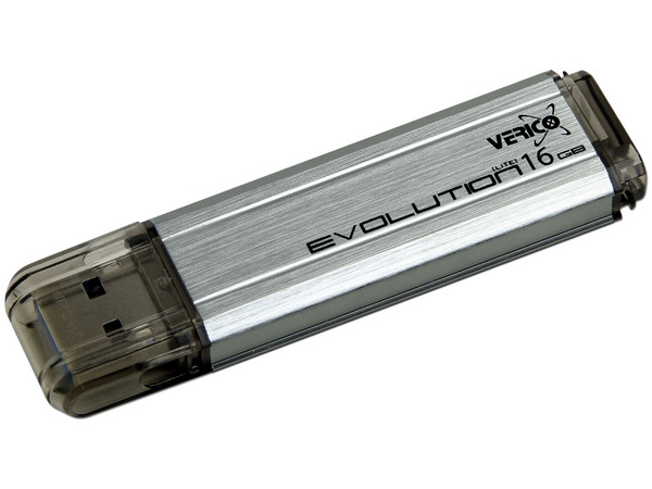 Unidad Flash USB 3.0 Verico Evolution lite de 16GB. Color Gris 