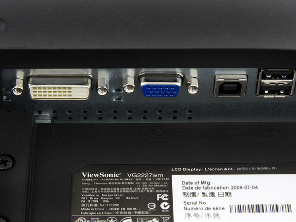 Monitor LCD Viewsonic Widescreen 22
