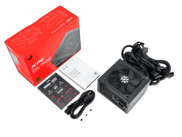 Fuente de Poder XPG Pylon de 750W, ATX, 80 PLUS Bronze. (Caja abierta)