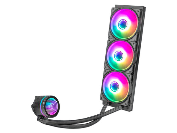 Sistema de Enfriamiento Líquido Yeyian VATN Series de 360mm, Soporta Intel LGA115X/1700/2011/2011y AMD AM5, AM4 y AM3, Color Negro.
 (Caja abierta)