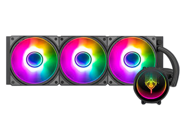 Sistema de Enfriamiento Líquido Yeyian VATN Series de 360mm, Soporta Intel LGA115X/1700/2011/2011y AMD AM5, AM4 y AM3, Color Negro.
 (Caja abierta)