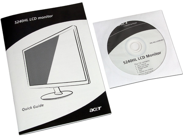 Monitor LED Acer Widescreen de 24