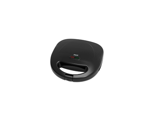 Sandwichera RCA RC-204 de 750W con Mango de Bloqueo e Indicadores LED. Color Negro