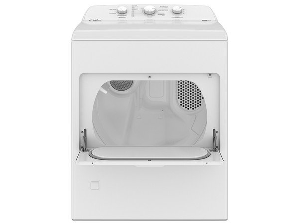 Secadora Whirlpool, Gas natural, Carga Superior 18 kg, AutoDry, color blanco.