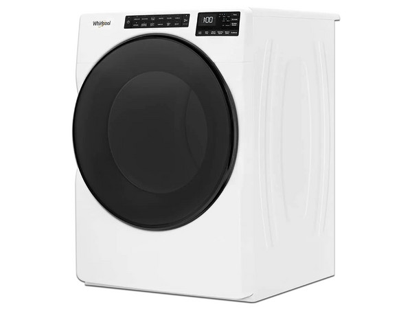 Secadora Whirlpool, Gas natural, Carga frontal 23 kg, AutoDry, color blanco.